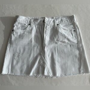 Citizens of Humanity Vintage Denim White Skirt